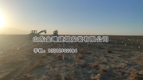 甘肅金昌螺旋樁施工現(xiàn)場