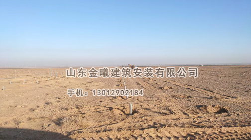 甘肅金昌螺旋樁施工現(xiàn)場