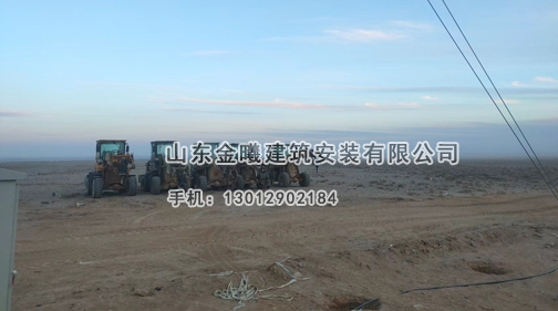 甘肅金昌螺旋樁施工現(xiàn)場